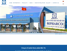 Tablet Screenshot of bepharco.com